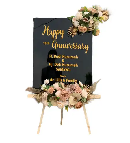 Papan Bunga Akrilik Paremono