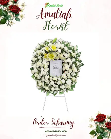 Krans Bunga Duka Paremono